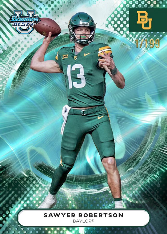 2025 Bowman University Best Football Hobby Box (Presell)