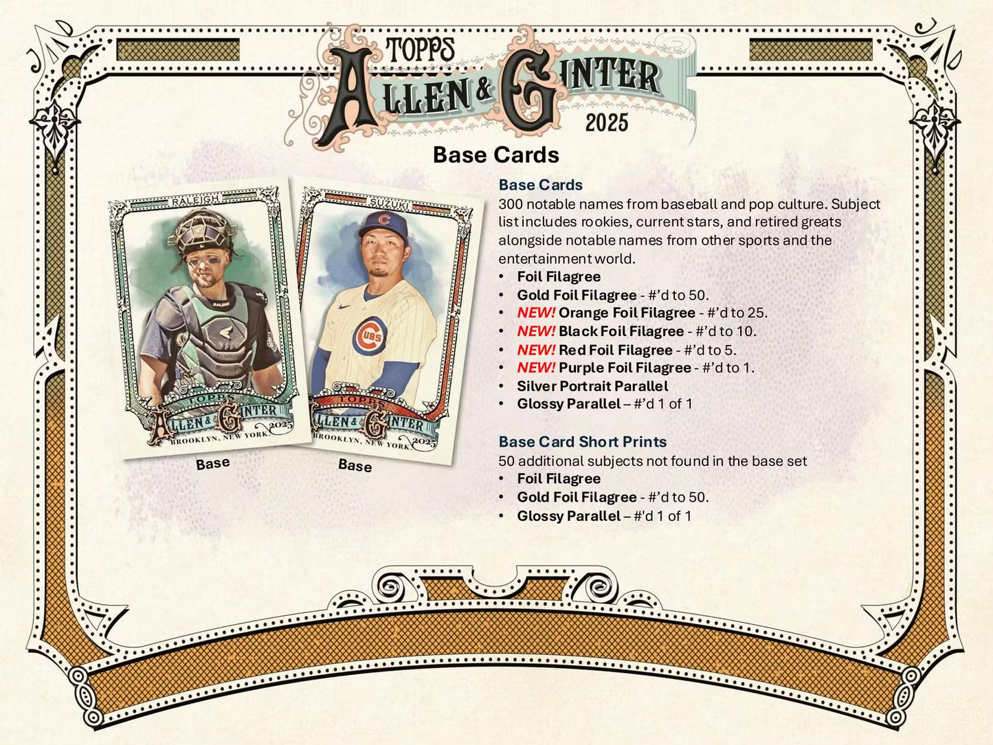 2025 Topps Allen & Ginter Baseball Hobby Box (Presell)