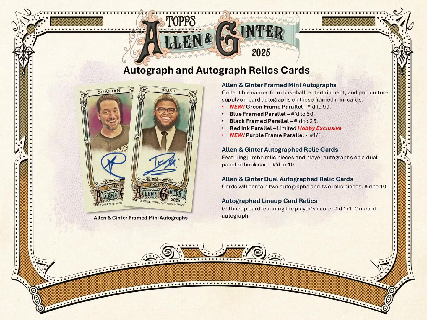 2025 Topps Allen & Ginter Baseball Hobby Box (Presell)