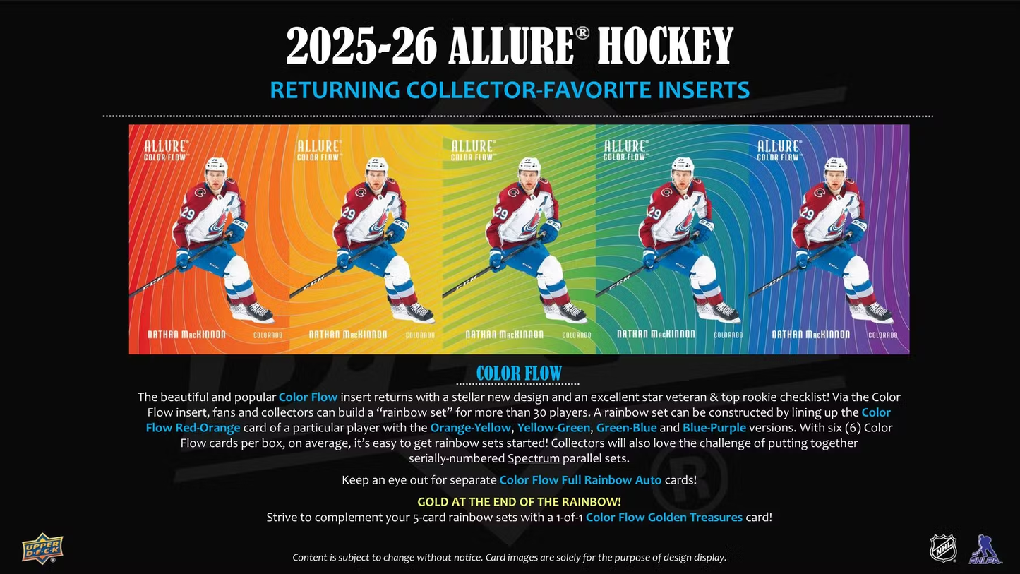 2025/26 Upper Deck Allure Hockey Hobby Box (Presell)