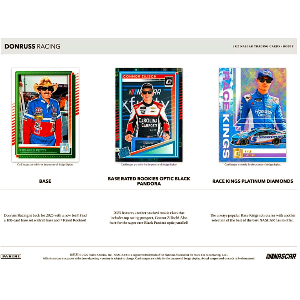 2025 Panini Donruss NASCAR Racing Hobby Box