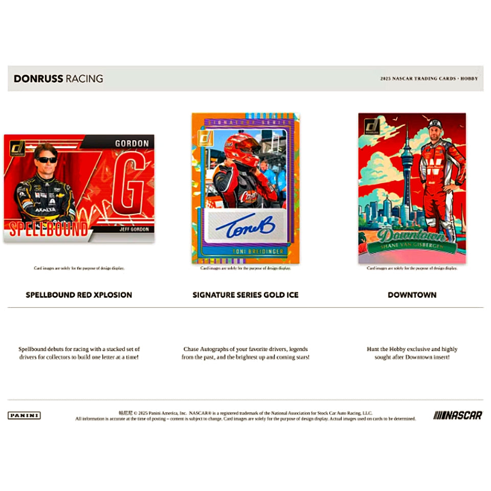 2025 Panini Donruss NASCAR Racing Hobby Box